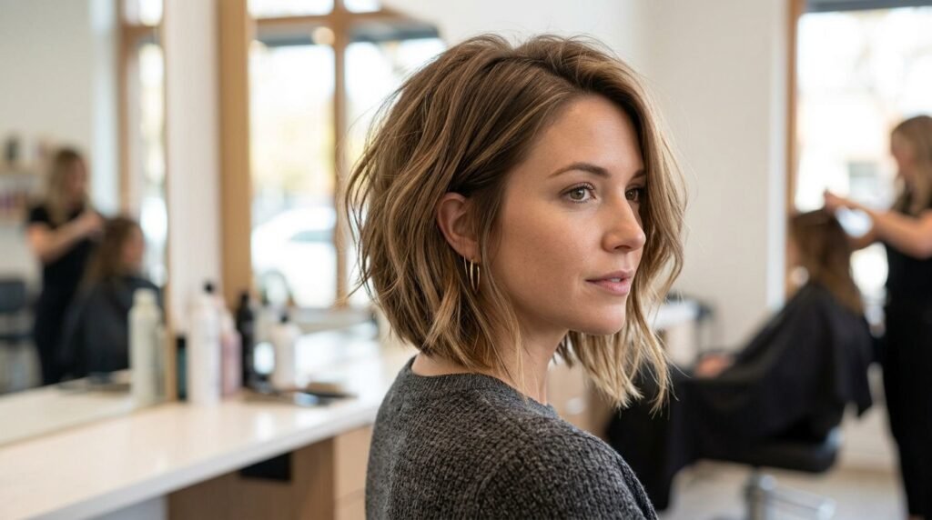 Angled Bob Cut
