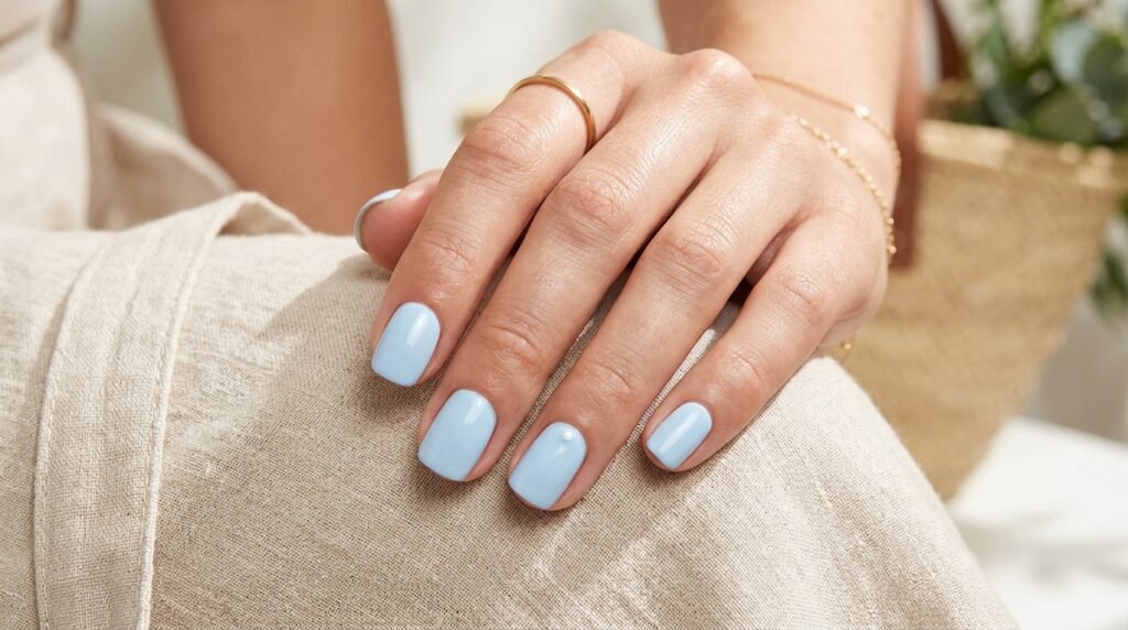 Gold Dot Nails
