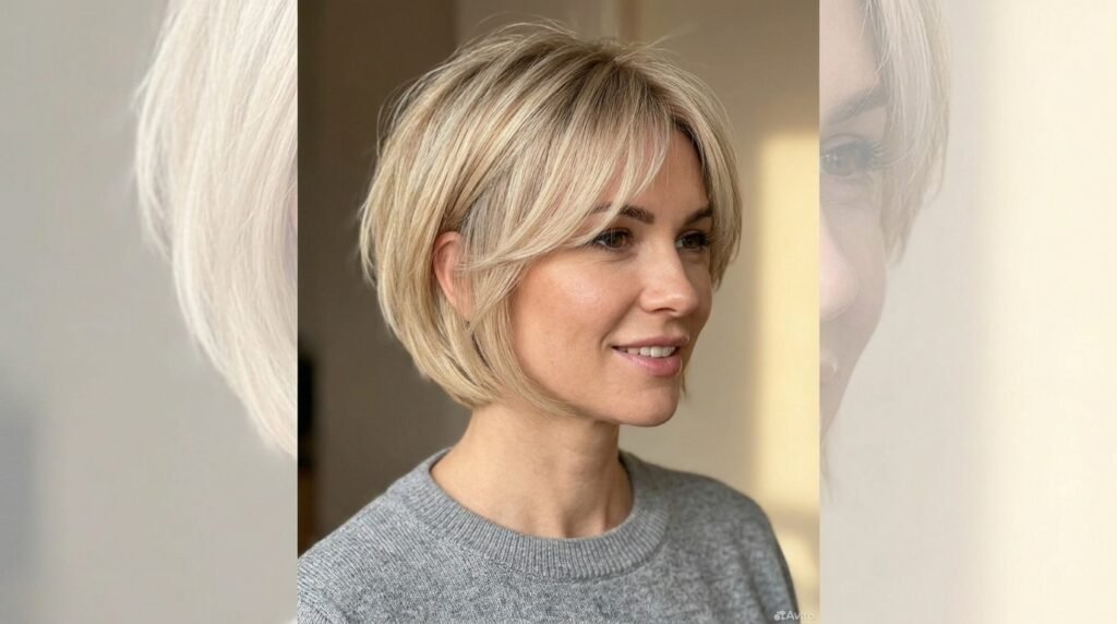 Blonde Layered Crop