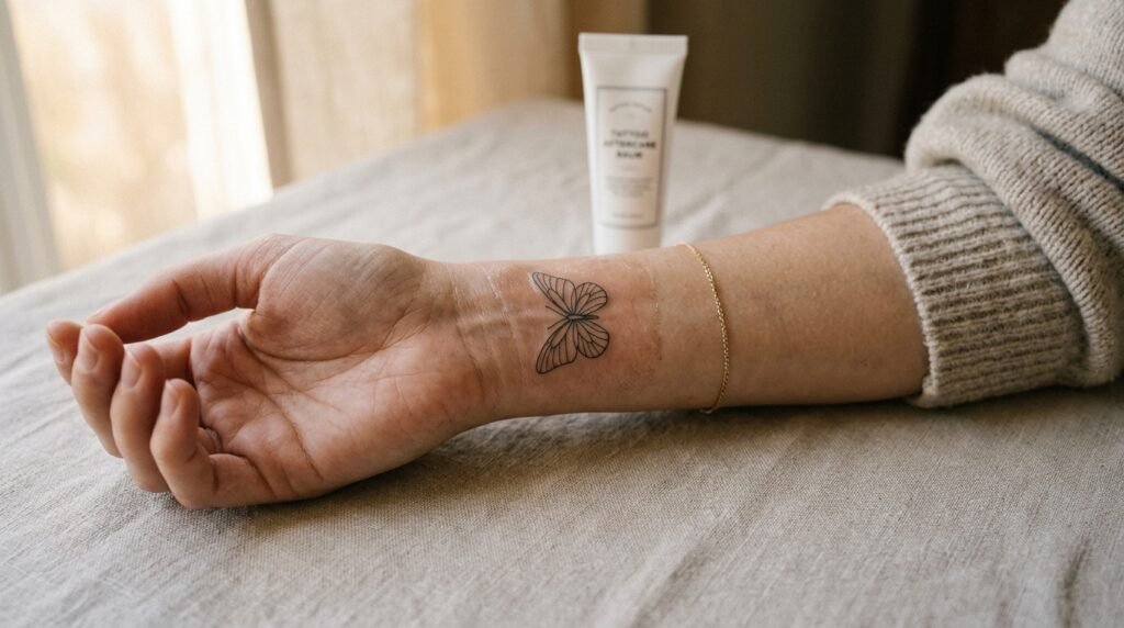 Delicate Butterfly Tattoo
