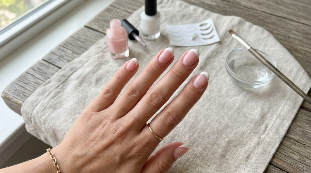 Classic white tips