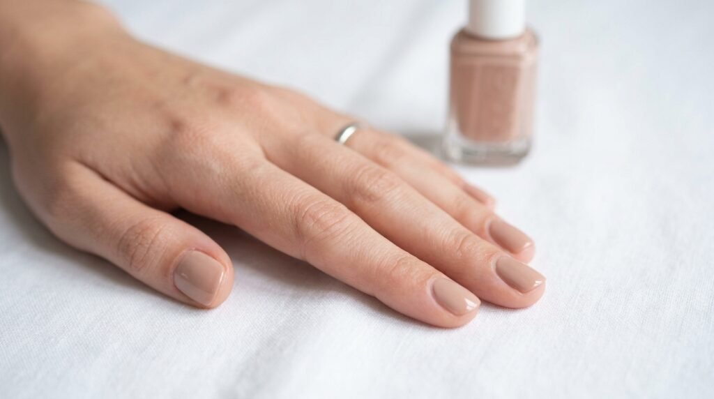 Minimal stripe nails