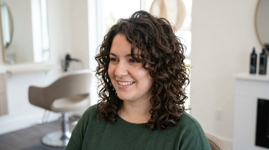 Curly Layered Hair