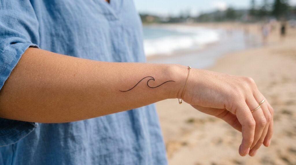 Ocean Wave Tattoo