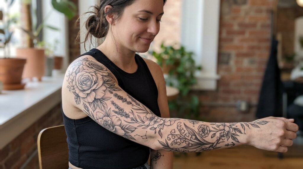 Meaningful Floral Sleeve