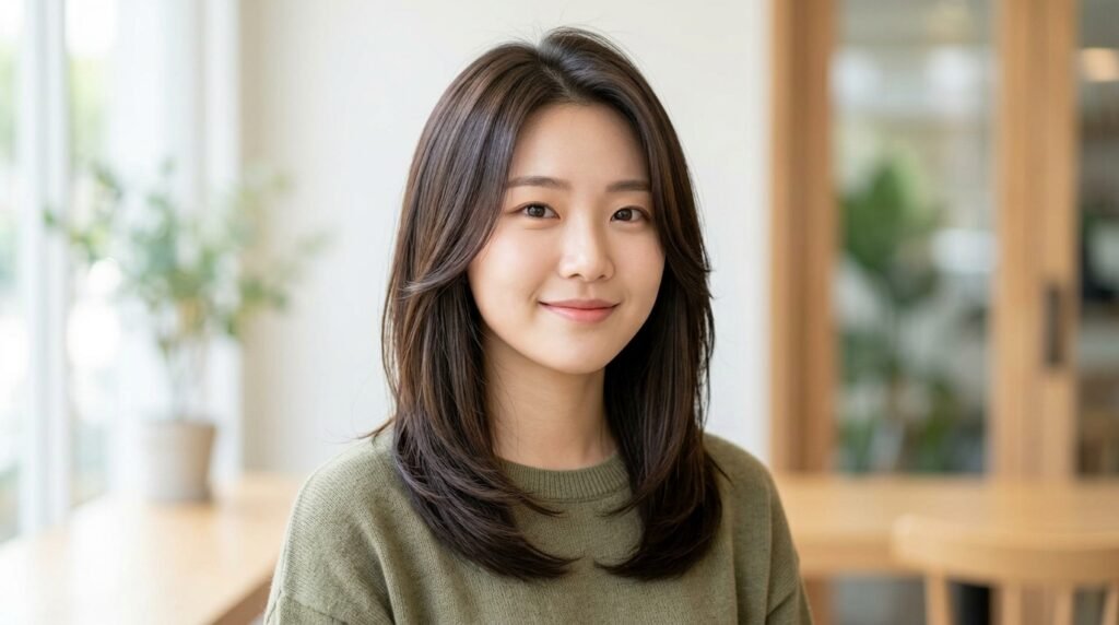 Korean Layered Hair