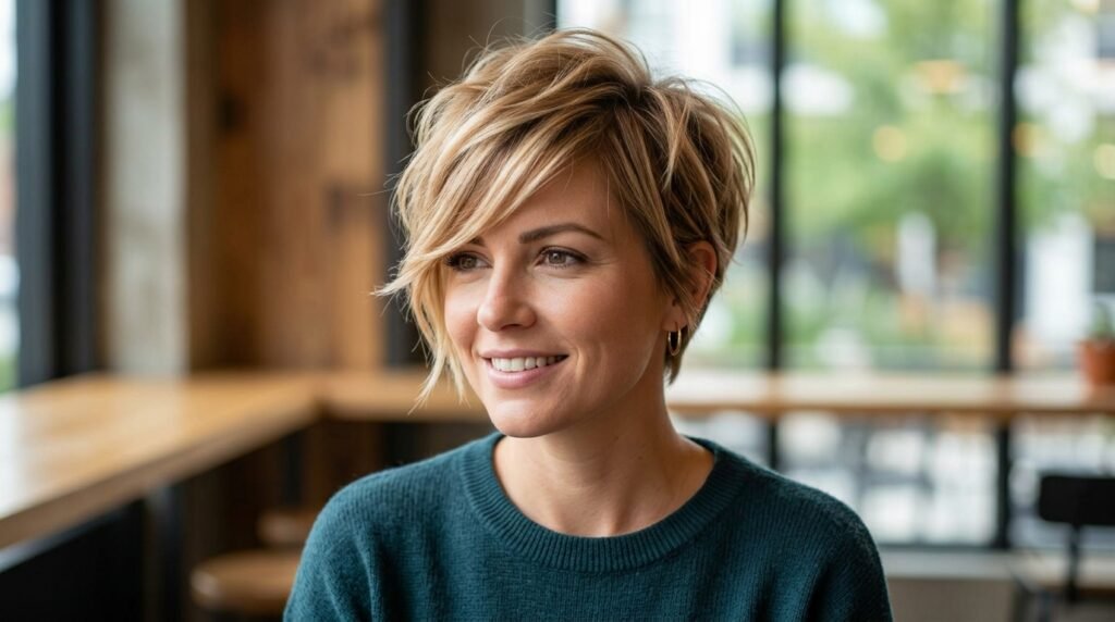 Side Swept Pixie