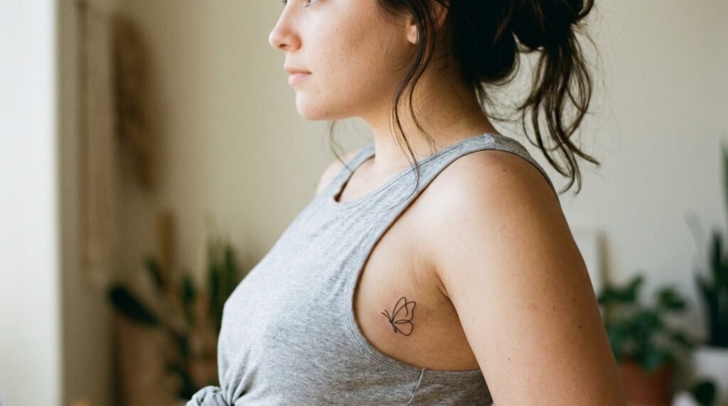 Butterfly Rib Tattoo