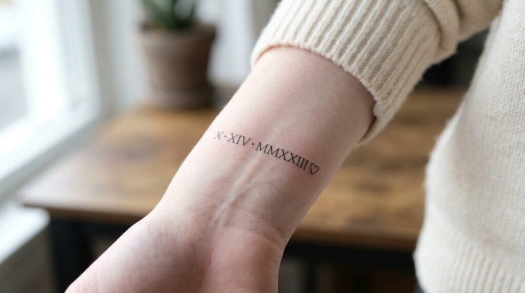 Roman Numeral Tattoo