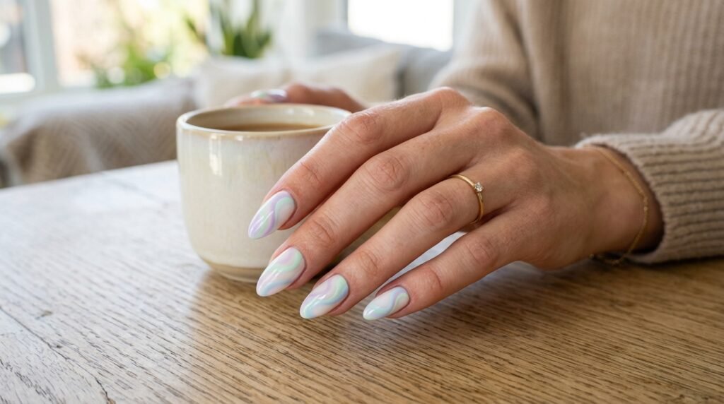 nail design ideas almond