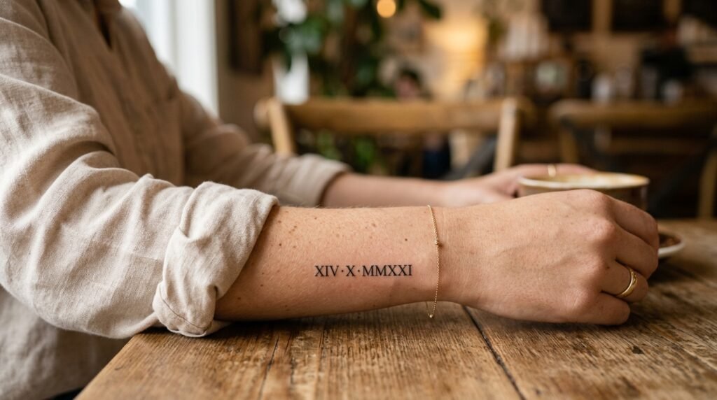 Meaningful Date Tattoo