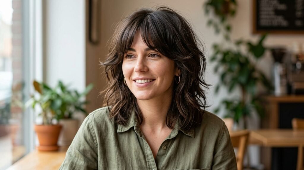 Shag Curtain Bangs