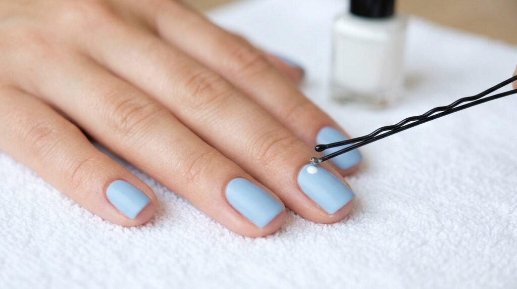 Easy dotted nails