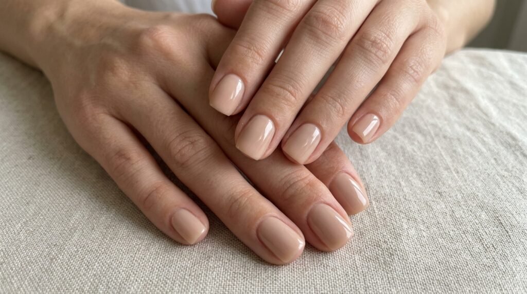 Natural acrylic nails