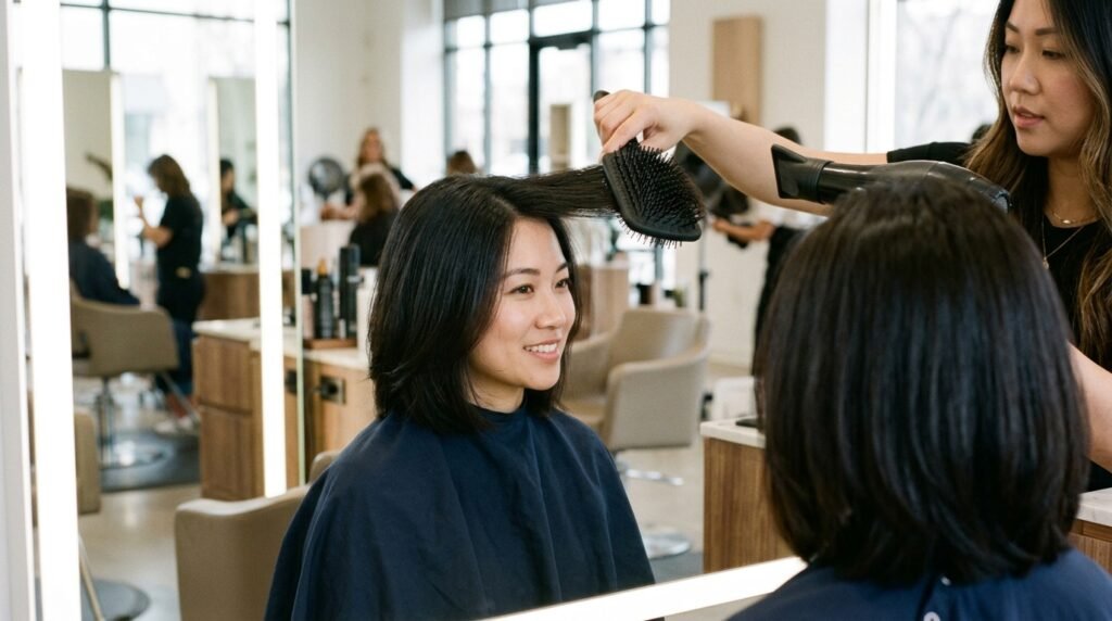 Asian Layered Bob