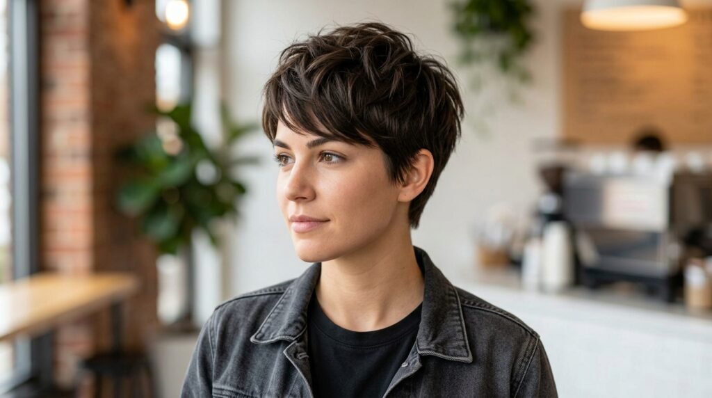 Textured Crop Cut