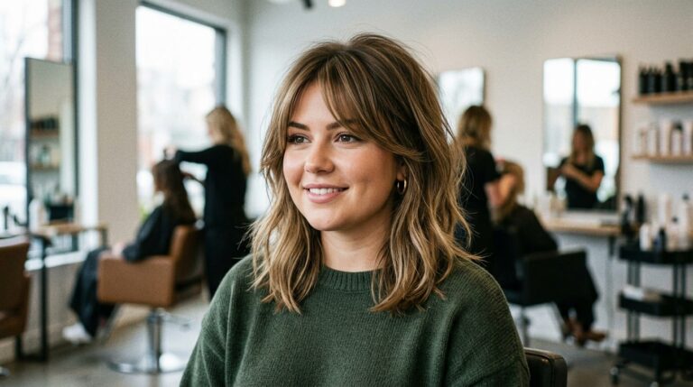 Women Haircut for Round Face