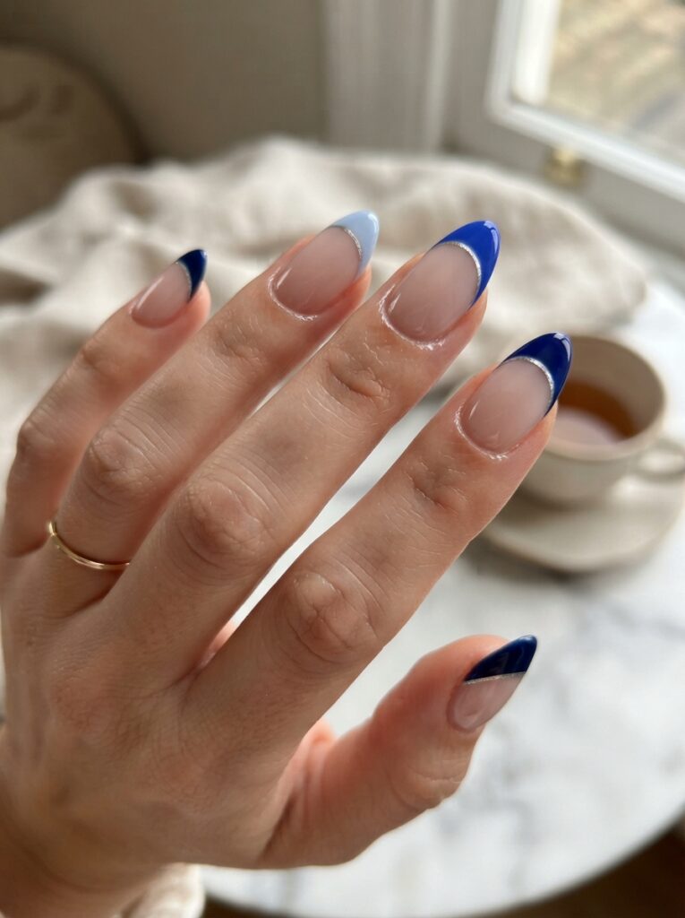 blue French designs