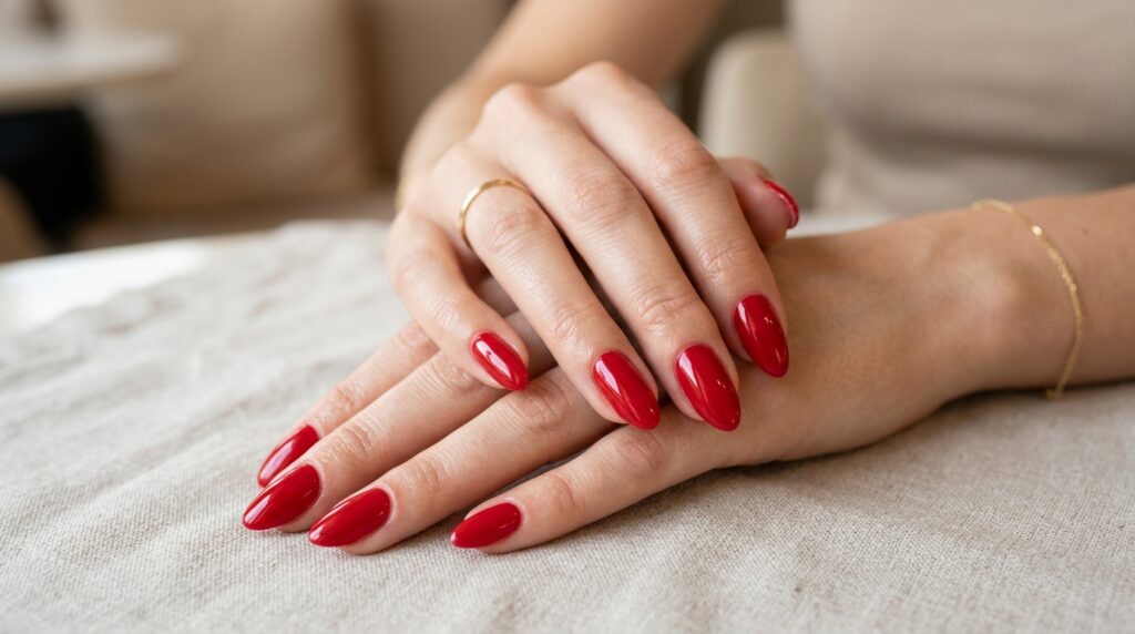 Timeless Red Manicure