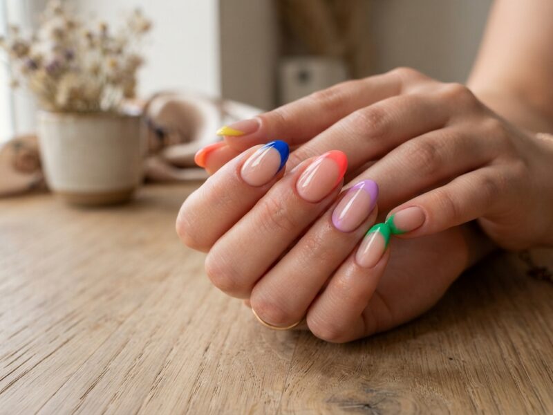 20 Colored French Tip Ideas You’ll Want to Copy