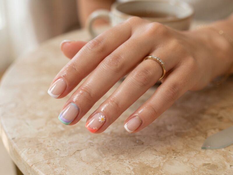 French Manicure Ideas for Short Nails: 20 Pretty Designs
