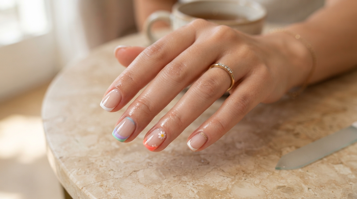 French Manicure Ideas for Short Nails