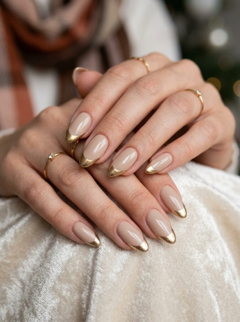 Gold Tip Nails