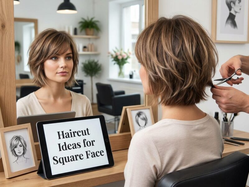 21 Haircut Ideas for Square Face