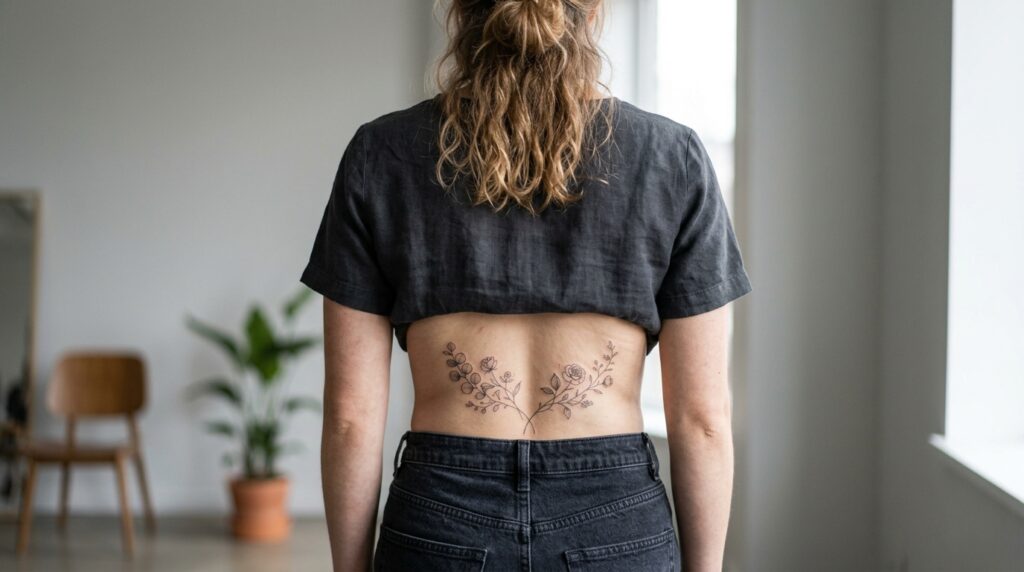 Lower back floral