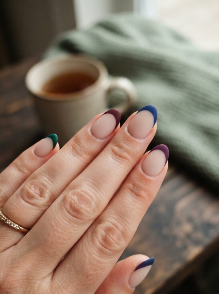 Matte Jewel Nails