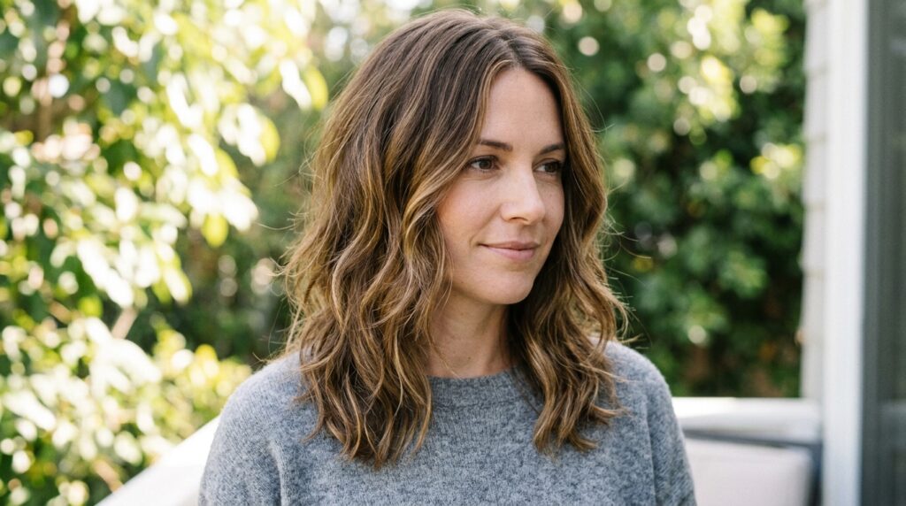 semi wavy hair for women