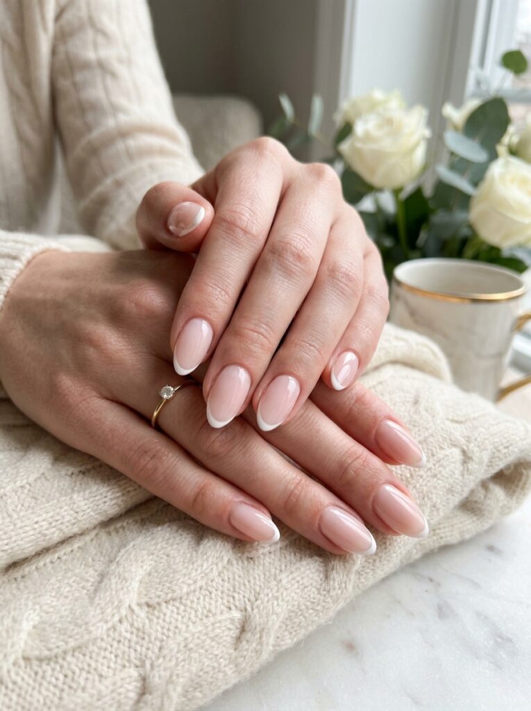 Milky Pink Nails