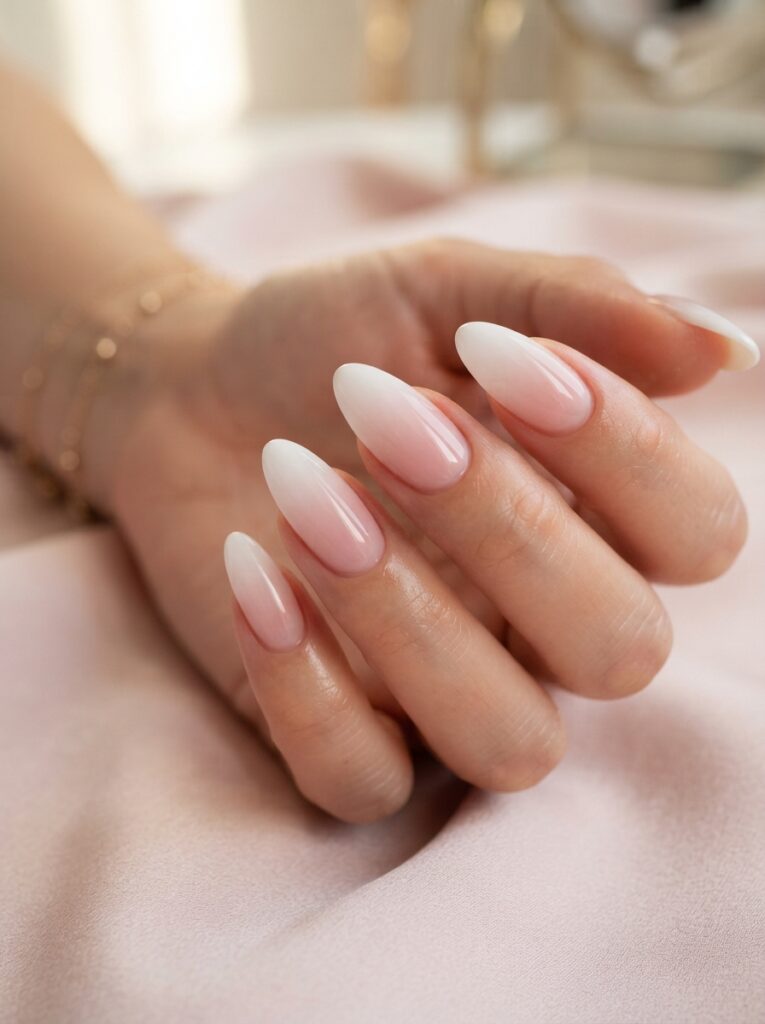 ombre almond French