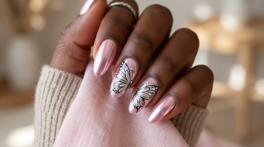 Butterfly Chrome Art