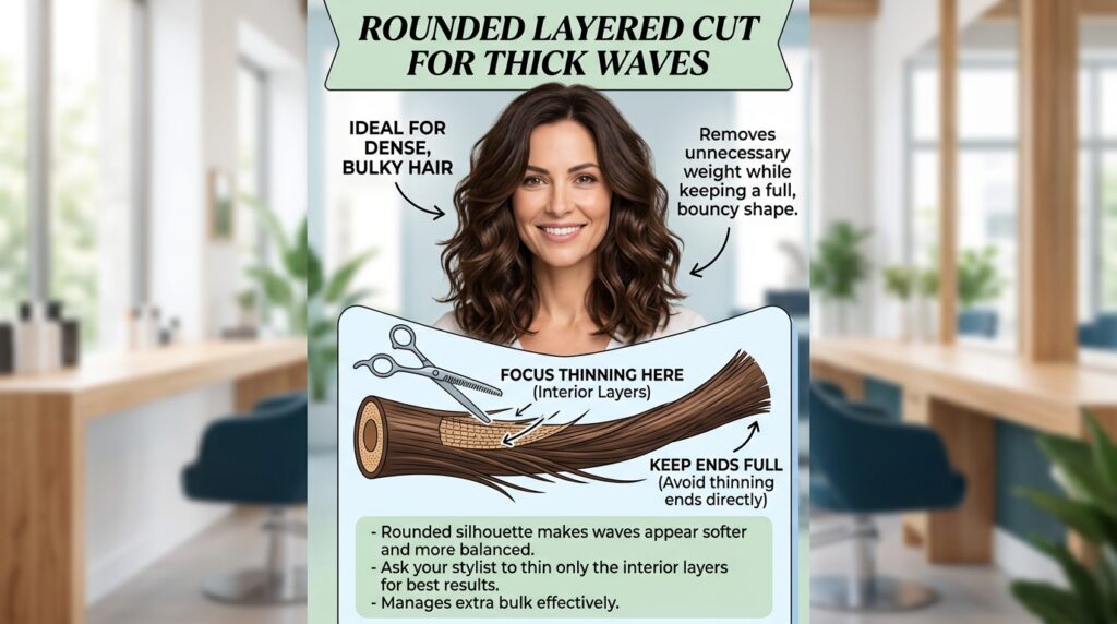 wavy and thick hair for women