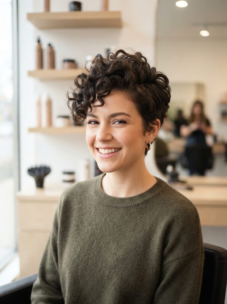 Short Curly Crop