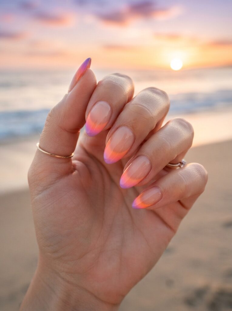 Sunset Ombre Tips