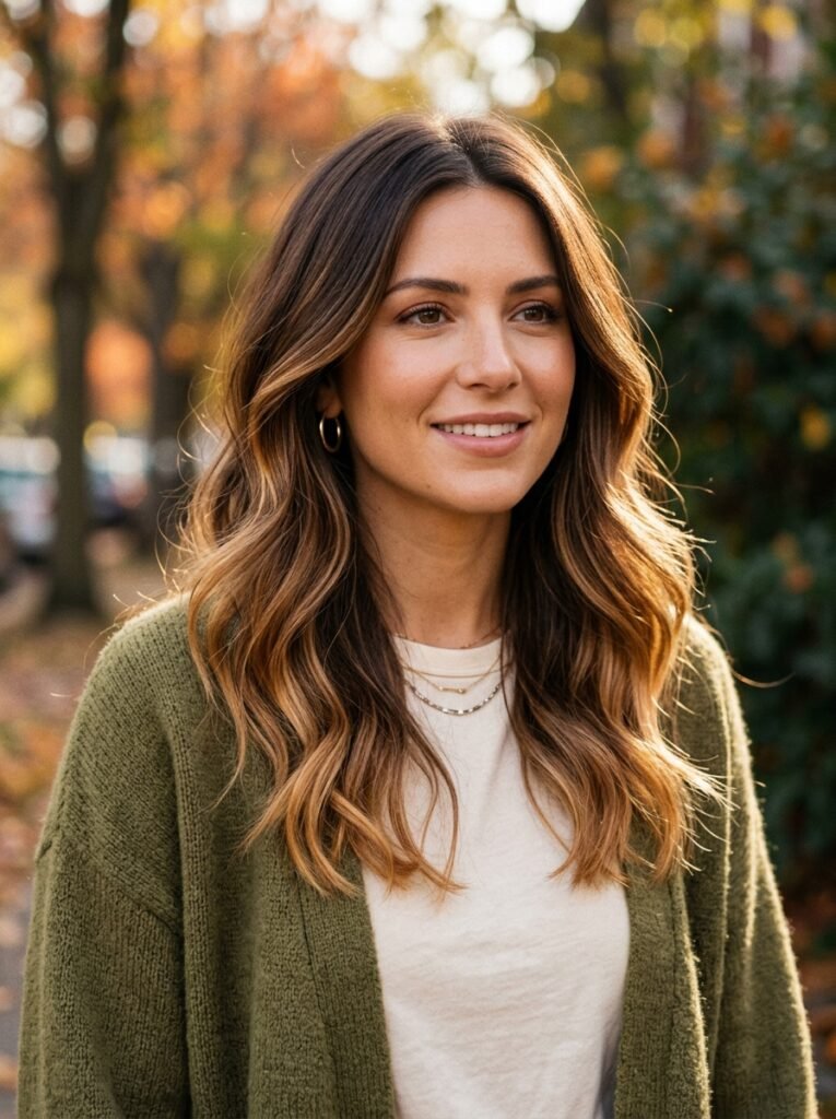 Brunette with Caramel Ends