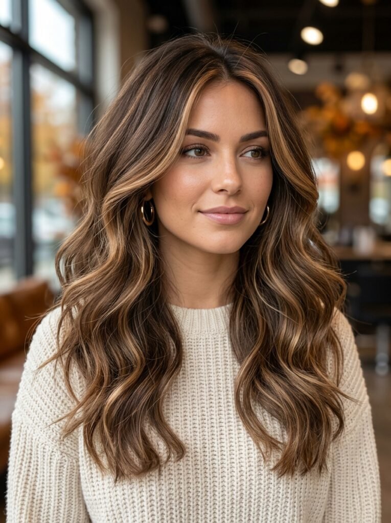 Caramel and Mocha Balayage