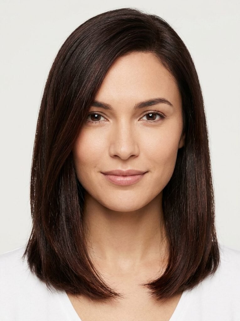 Bright cherry brunette