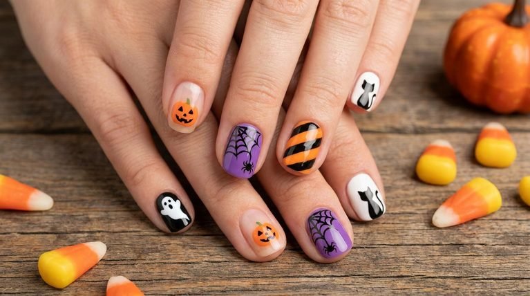 20 Halloween Nails Easy Simple Ideas Anyone Can Try