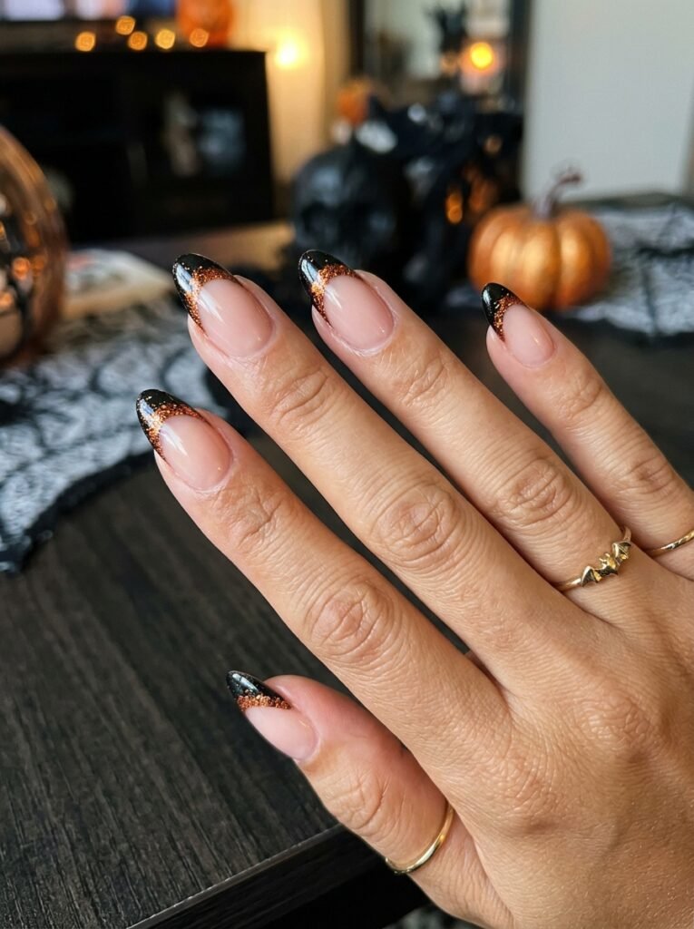 Halloween ombre fade