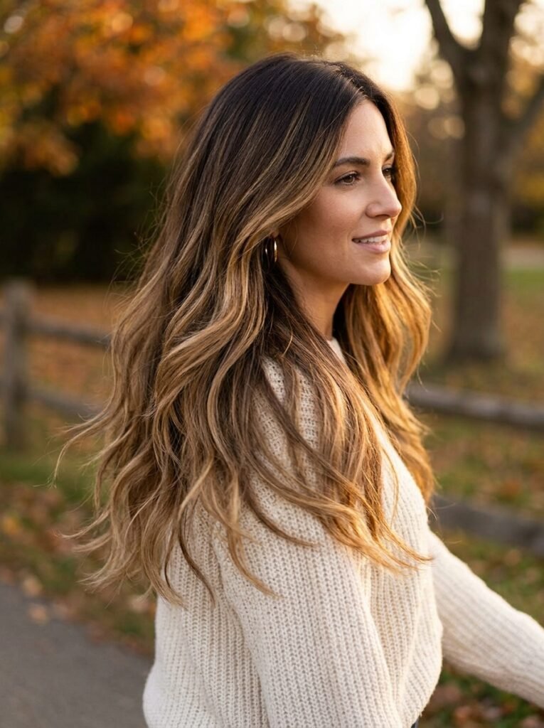 Brunette with Soft Balayage