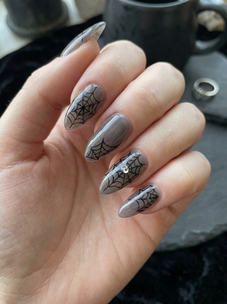 Gothic Spiderweb Almonds