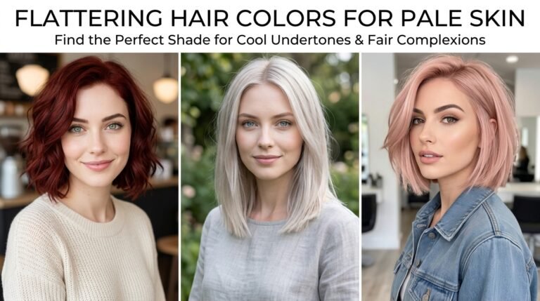 Hair Color Ideas for Pale Skin