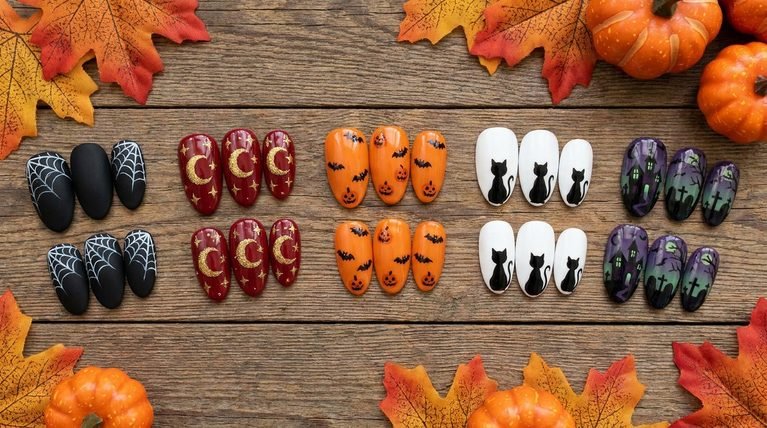 20 Halloween Nails Acrylic Almond Ideas That Look Amazing