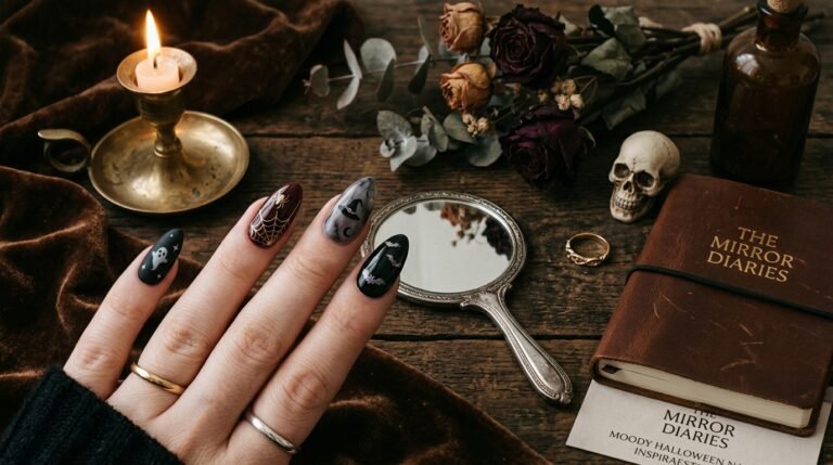 Halloween Nails Inspo Aesthetic: 20 Moody Designs for TheMirrorDiaries