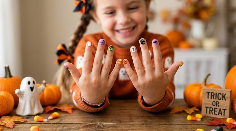 Halloween Nails Kid Friendly: 20 Cute and Easy Designs for Kids