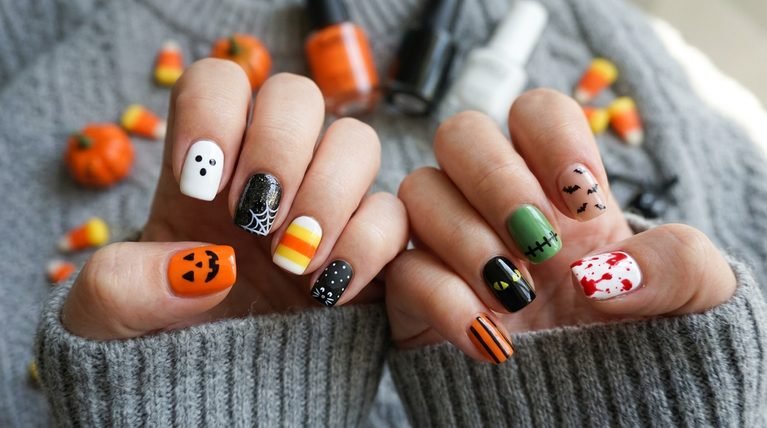 Halloween Nails Natural Short: 20 Cute and Easy Designs for Short Natural Nails