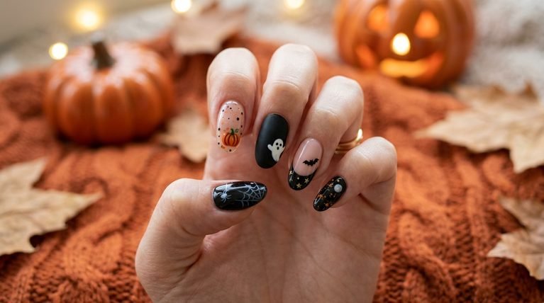 Halloween Nails on Natural Nails: 20 Fresh Ideas for Natural Nail Design